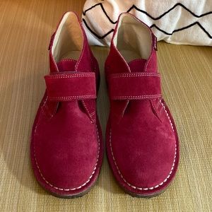 Naturino Red Suede Chukka Boots -size 34